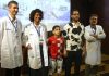 Vall d’Hebron realiza la primera cirugía pediátrica con un robot de una sola incisión Vall d’Hebron realiza en Europa la primera cirugía pediátrica con un robot de una sola incisión