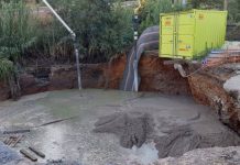 Adif concluye la reparación del socavón en Montcada para la vuelta de la R2 y R11 Adif concluye la reparación del socavón en Montcada para la vuelta de la R2 y R11