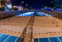 Comienzan a colocar las piezas del nuevo techo de la Ronda de Dalt Comienzan a colocar las piezas del nuevo techo de la Ronda de Dalt