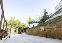 Gràcia estrena nuevas pistas de baloncesto bajo el viaducto de Vallcarca Gràcia estrena nuevas pistas de baloncesto bajo el viaducto de Vallcarca