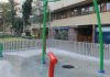 La avenida Mistral incorpora una nueva zona de juegos de agua La avenida Mistral incorpora una nueva zona de juegos de agua