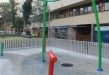 La avenida Mistral incorpora una nueva zona de juegos de agua La avenida Mistral incorpora una nueva zona de juegos de agua