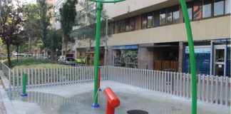 La avenida Mistral incorpora una nueva zona de juegos de agua La avenida Mistral incorpora una nueva zona de juegos de agua