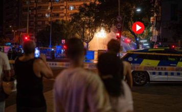 Ocho heridos por una explosión de gas en las obras del Metro de Sants Ocho heridos por una explosión de gas en las obras del Metro de Sants