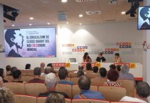 Raquel Gil reivindica el papel del sindicalismo ante los desafíos sociales actuales en Barcelona Raquel Gil reivindica el papel del sindicalismo ante los desafíos sociales actuales en Barcelona