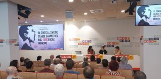 Raquel Gil reivindica el papel del sindicalismo ante los desafíos sociales actuales en Barcelona Raquel Gil reivindica el papel del sindicalismo ante los desafíos sociales actuales en Barcelona