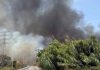 Un incendio en El Prat de Llobregat obliga a restringir el tráfico en la ronda de Dalt Un incendio en El Prat de Llobregat obliga a restringir el tráfico en la ronda de Dalt