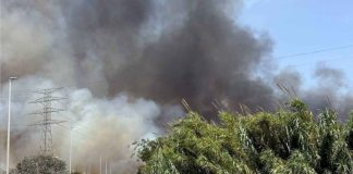 Un incendio en El Prat de Llobregat obliga a restringir el tráfico en la ronda de Dalt Un incendio en El Prat de Llobregat obliga a restringir el tráfico en la ronda de Dalt