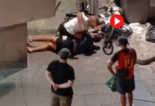 Un turista da una paliza a un ladrón que le robó el reloj en Ciutat Vella Un turista da una paliza a un ladrón que le robó el reloj en Ciutat Vella