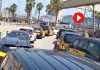 Vuelve el caos al puerto de Barcelona con largas colas de taxis para acceder Vuelve el caos al puerto de Barcelona con largas colas de taxis para acceder