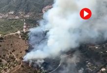 VÍDEO | Así se ve desde el aire el incendio forestal de Collserola Así se ve desde el aire el incendio forestal de Collserola
