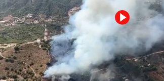 VÍDEO | Así se ve desde el aire el incendio forestal de Collserola Así se ve desde el aire el incendio forestal de Collserola