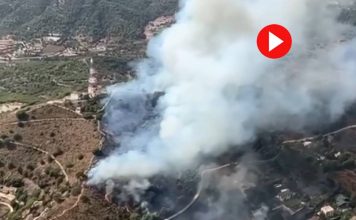 VÍDEO | Así se ve desde el aire el incendio forestal de Collserola Así se ve desde el aire el incendio forestal de Collserola