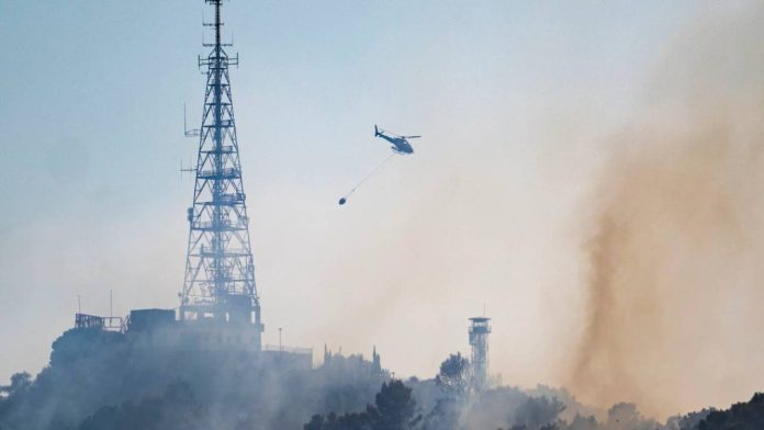 Barcelona desactiva el plan municipal por incendios tras el fuego en Collserola