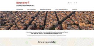 Barcelona estrena nueva web del nomenclátor con 4.600 calles Barcelona estrena nueva web del nomenclátor con 4.600 calles