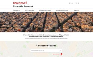 Barcelona estrena nueva web del nomenclátor con 4.600 calles Barcelona estrena nueva web del nomenclátor con 4.600 calles