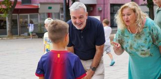 Collboni visita la plaza de Barcelona durante su viaje a Sarajevo Collboni visita la plaza de Barcelona durante su viaje a Sarajevo