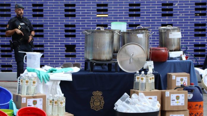 Desmantelan en Barcelona una red vinculada a cártel mexicano de metanfetamina