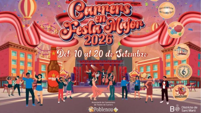 Fiestas de Poblenou 2026: programa completo, fechas y conciertos