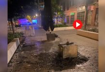 Incendio en el Clot: un pirómano prende fuego a una terraza de bar en Barcelona Incendio en el Clot un pirómano prende fuego a una terraza de bar en Barcelona