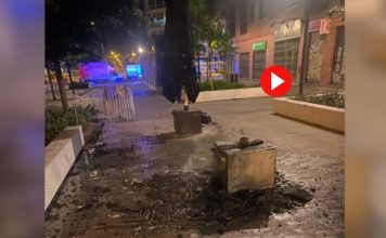 Incendio en el Clot: un pirómano prende fuego a una terraza de bar en Barcelona Incendio en el Clot un pirómano prende fuego a una terraza de bar en Barcelona