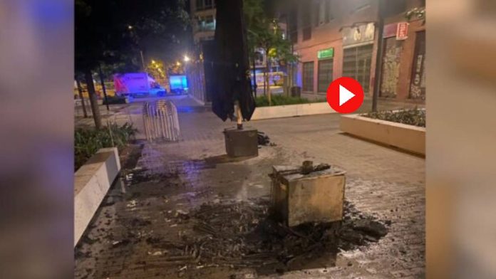 Incendio en el Clot_ un pirómano prende fuego a una terraza de bar en Barcelona Incendio en el Clot un pirómano prende fuego a una terraza de bar en Barcelona