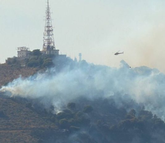 Incendio forestal en Collserola: 21 dotaciones trabajan en Sant Pere Màrtir Incendio forestal en Collserola: 21 dotaciones trabajan en Sant Pere Màrtir
