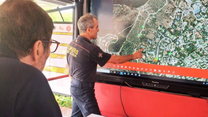 Investigan un asentamiento como origen del incendio de Collserola Investigan un asentamiento como origen del incendio de Collserola