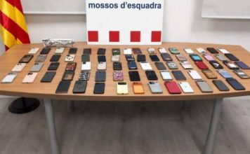 Los Mossos recuperan 74 móviles robados en el Brunch Electronik