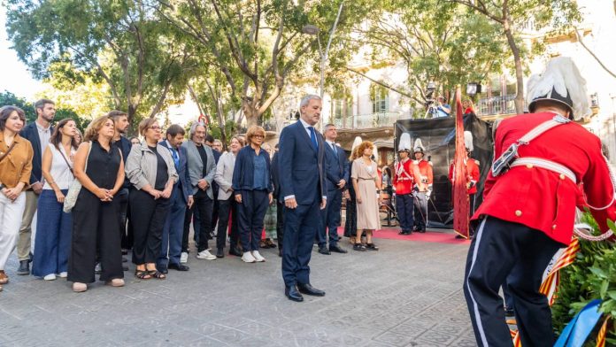 Barcelona celebra la Diada 2026 con actos, homenajes y manifestación