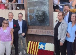 Barcelona homenajea a Salvador Allende en el 53 aniversario de su muerte Barcelona homenajea a Salvador Allende en el 53 aniversario de su muerte
