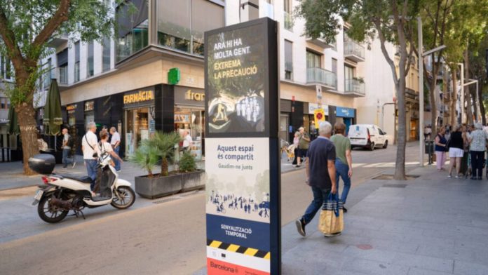 Barcelona prueba un sistema para mejorar la convivencia urbana Barcelona prueba un sistema para mejorar la convivencia urbana