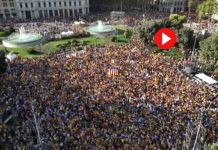 Diada en Barcelona: 45.000 personas en la manifestación independentista Diada en Barcelona 45.000 personas en la manifestación independentista