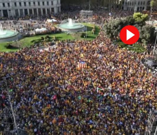 Diada en Barcelona: 45.000 personas en la manifestación independentista Diada en Barcelona 45.000 personas en la manifestación independentista