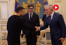 Illa y Collboni trasladan a Zelenski el apoyo de Catalunya a Ucrania Illa y Collboni trasladan a Zelenski el apoyo de Catalunya a Ucrania