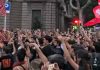 Protesta por la vivienda en Barcelona durante la visita de Sánchez Protesta por la vivienda en Barcelona durante la visita de Sánchez