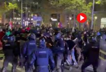 13 detenidos tras los disturbios en Barcelona después de la protesta por la vivienda 13 detenidos tras los disturbios en Barcelona después de la protesta por la vivienda