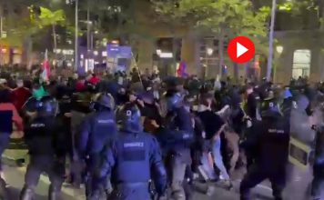 13 detenidos tras los disturbios en Barcelona después de la protesta por la vivienda 13 detenidos tras los disturbios en Barcelona después de la protesta por la vivienda