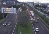 Accidente múltiple en la ronda del Litoral de Barcelona Accidente múltiple en la ronda del Litoral de Barcelona
