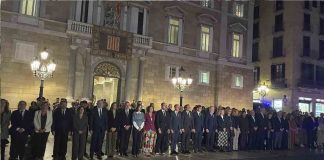 Barcelona rinde homenaje a las víctimas del accidente ferroviario de Toledo Barcelona rinde homenaje a las víctimas del accidente ferroviario de Toledo