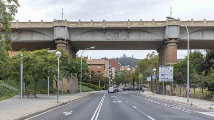 Comienzan las obras en el viaducto de Vallcarca