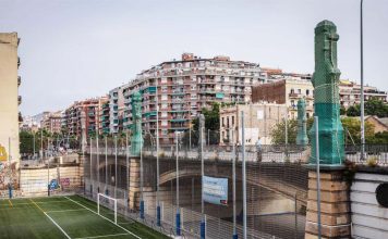 Cortes y desvíos por las obras en el Pont de la Marina de Barcelona Cortes y desvíos por las obras en el Pont de la Marina de Barcelona