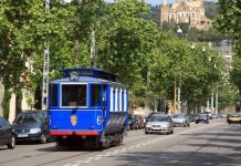 El Tramvia Blau celebra 125 años con visitas en Barcelona El Tramvia Blau celebra 125 años con visitas en Barcelona
