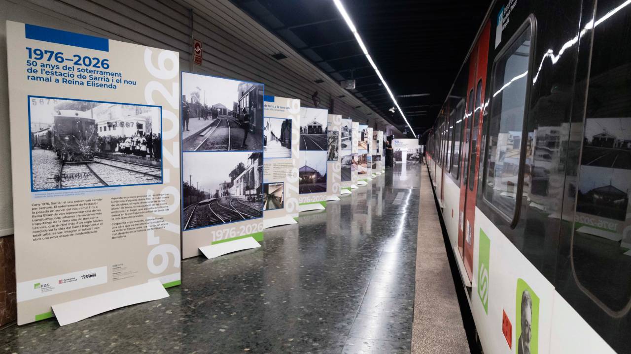 Ferrocarrils celebra los 50 años del soterramiento de Sarrià