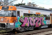 Nueve detenidos por 53 delitos de daños con grafitis en trenes Nueve detenidos por 53 delitos de daños con grafitis en trenes