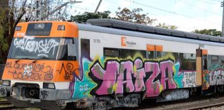 Nueve detenidos por 53 delitos de daños con grafitis en trenes Nueve detenidos por 53 delitos de daños con grafitis en trenes