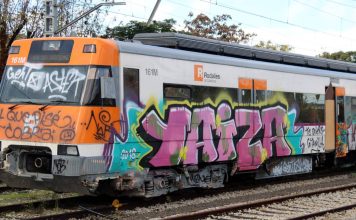 Nueve detenidos por 53 delitos de daños con grafitis en trenes Nueve detenidos por 53 delitos de daños con grafitis en trenes