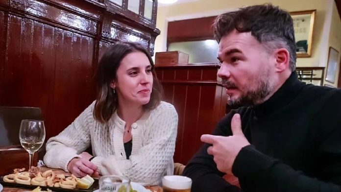Rufián y Montero celebrarán un acto conjunto en Nou Barris