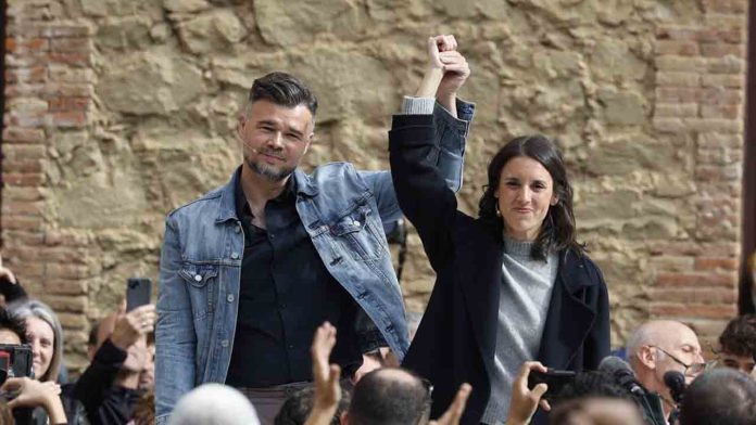 Rufián y Montero se alían para el 29N y atacan a Junts y Feijóo
