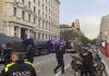 Tensión en Barcelona por una protesta juvenil en plaza Catalunya Tensión en Barcelona por una protesta juvenil en plaza Catalunya